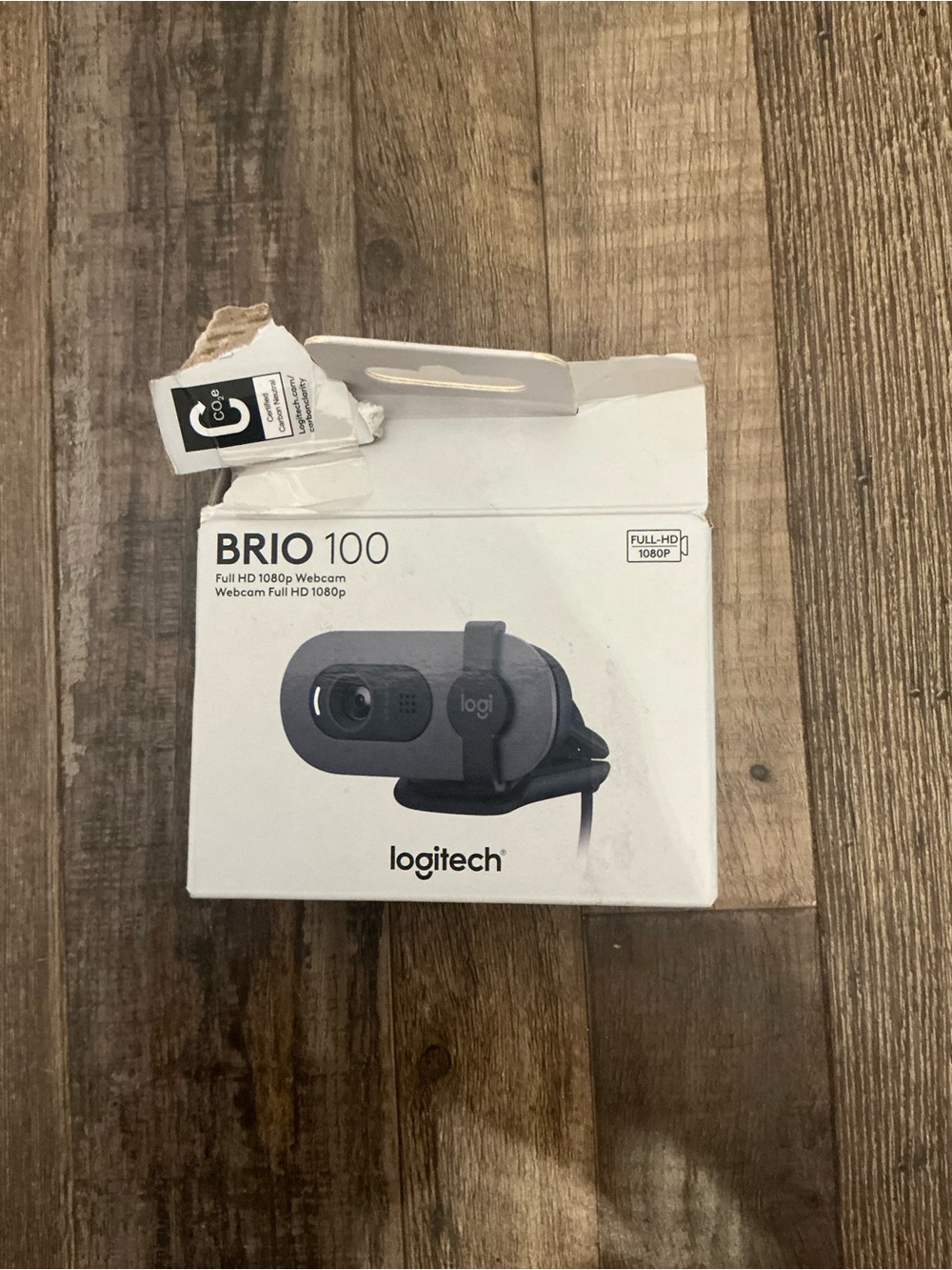 Logitech - Brio 100 1080p Full HD Webcam for Meetings and Streaming - Graphite